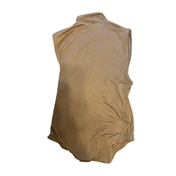 Everlane Luster Mock Neck Tank Bodysuit - Picture 4 of 8